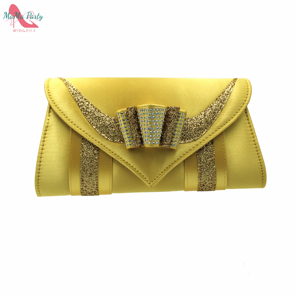 Fashion Pretty Peep Toe African Women Shoes Matching Bag Set in Silver Color Elegant Style Platform Sandals for Party