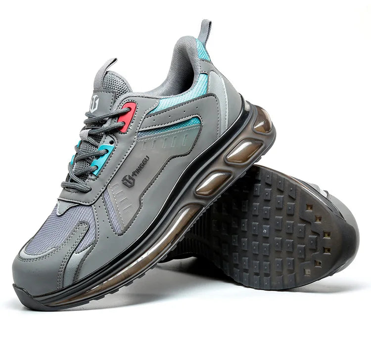 Labor Protection Shoes Are Lightweight Odor Resistant Breathable Smash Resistant Puncture Resistant Wear-resistant Safe for Work