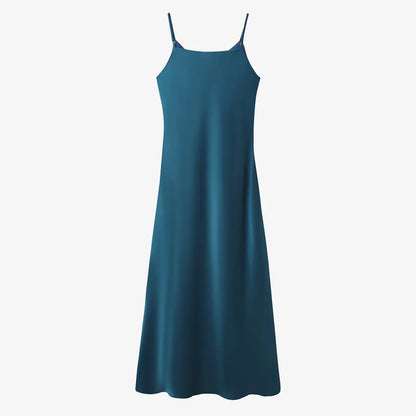 woman clothes thicken ribbing closed-fit wrap tops + Satin Adjustable straps dress (ship out in 1 day)