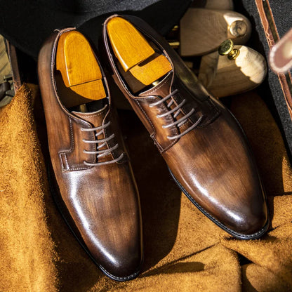 Men Classic Patent Leather Shoes Casual Business Shoes Lace Up Formal Office Work Shoes Men Party Wedding Oxford Shoes