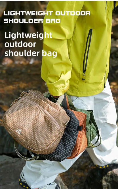 Nylon Cloth Daily Commute Messenger Bag Lightweight Hand Bag Sports Shoulder Bag Casual Anti-splashing Messenger Bag