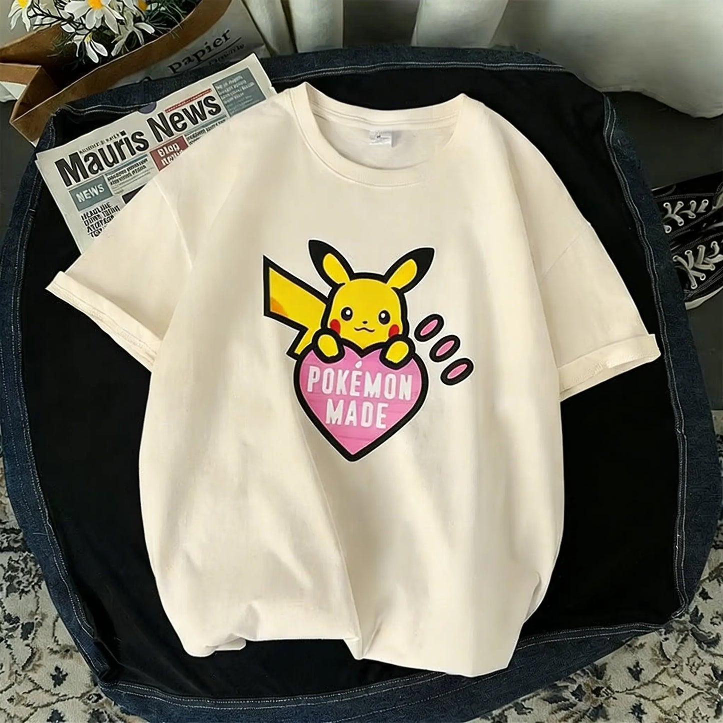 T Shirt Man Women 2026 Summer Y2k Short Sleeve Tee Tops Streetwear Casual Parent-child Clothing Unisex