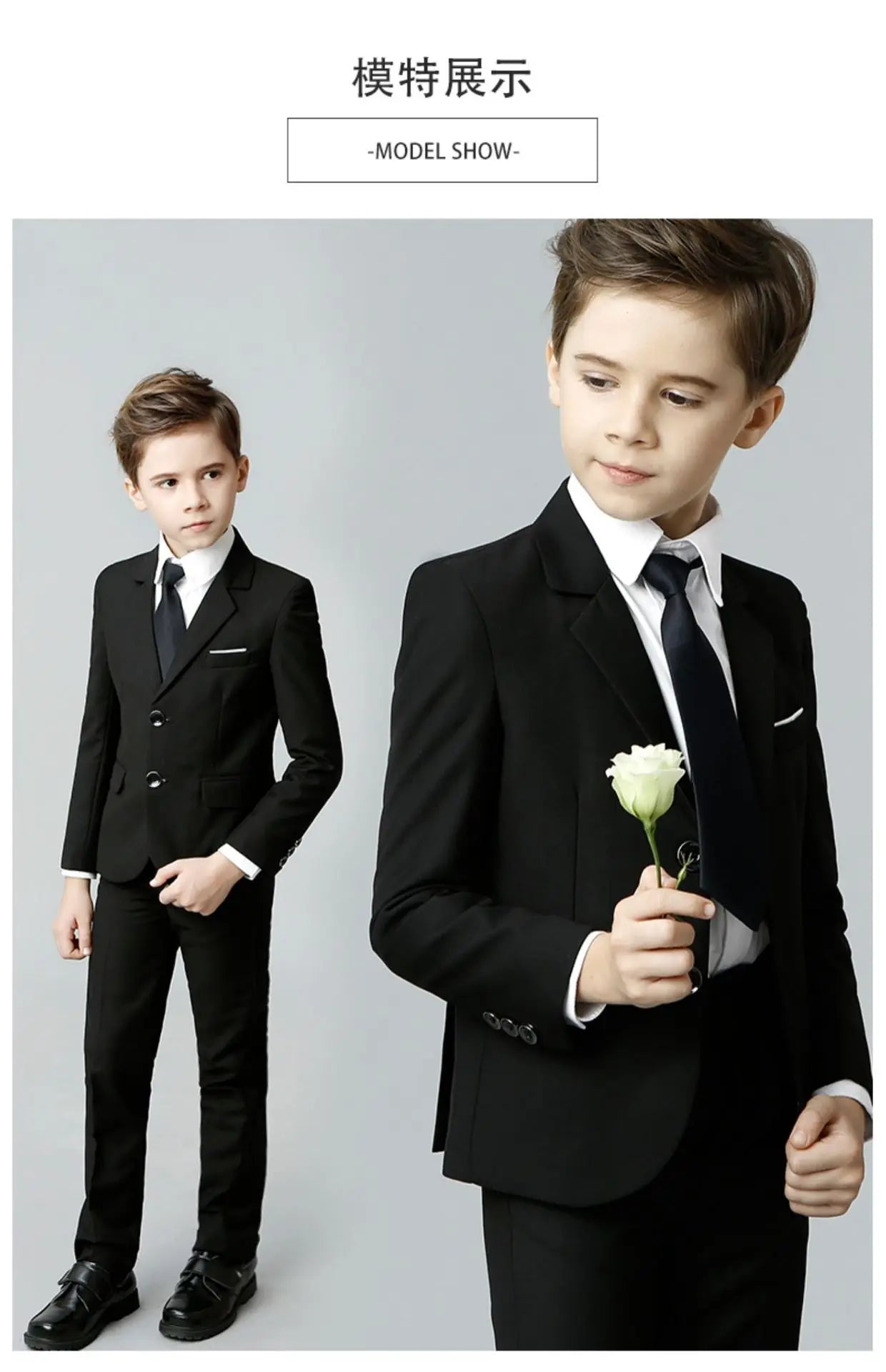 Spring Autumn Children Boy Wedding Suit Teenager Kids Formal Elegant Suits For Boy 1-14 Years Boys Suits Teens Suits Outfit Set