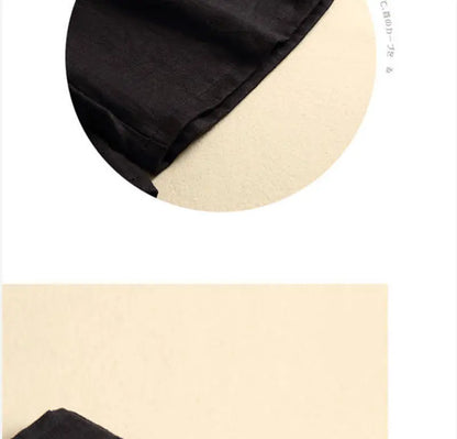 Khaki Solid Casual Linen Cotton Elastic High Waist Wide Leg Button Loose Women's Shorts Korean Fashion Summer Shorts Women 2024