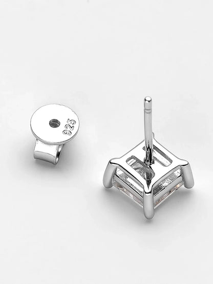 Real 1 Carat D Color Moissanite Stud Earrings For Women Top Quality 100% 925 Sterling Silver Sparkling Wedding Jewelry Hot