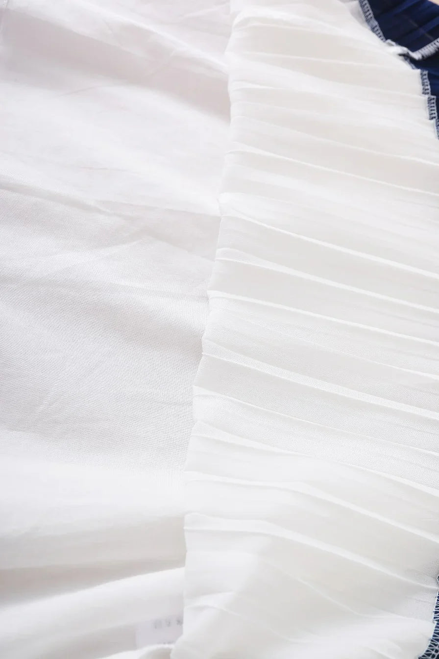 Girl Dresses Sleeveless Summer Chiffon Pleated Clothing Kids' Dresses Baby Girl One-piece Dress