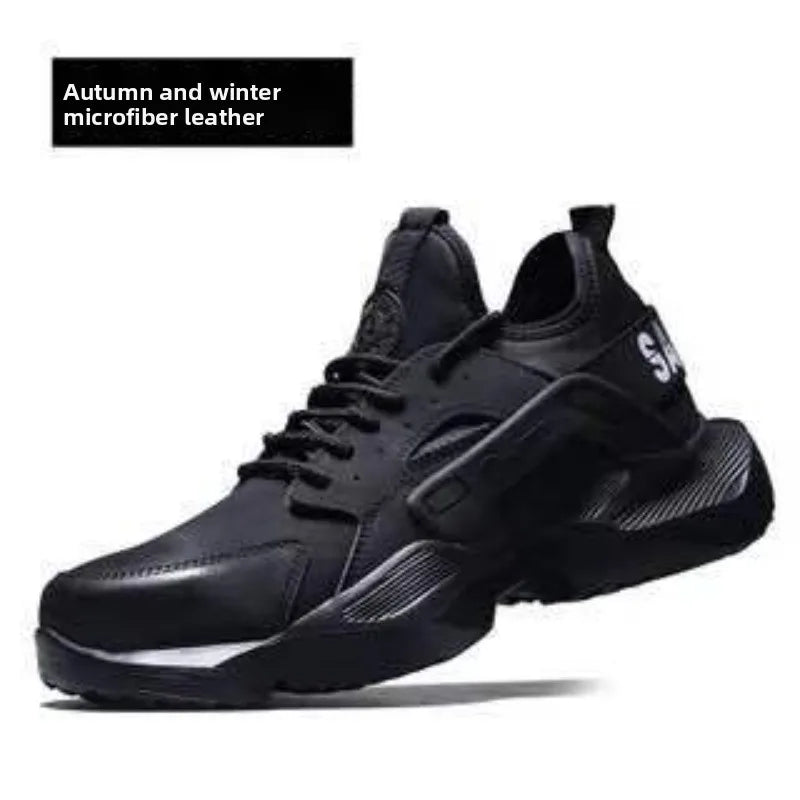New Men's Summer Safety Work Shoes - Lightweight Soft Breathable Steel Toe Anti-Smash Anti-Puncture Footwear