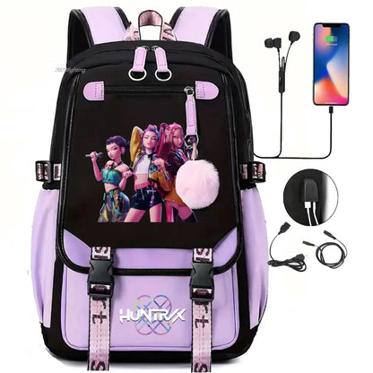 Backpack Cartoon Rucksack Girls School Bag High Capacity Women Backpack