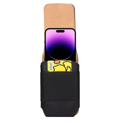 Universal Leather Men Waist Bag Mobile Phone Belt Clip Case For iPhone Samsung Galaxy Xiaomi Redmi Poco Oppo 7 Pro Holster Pouch