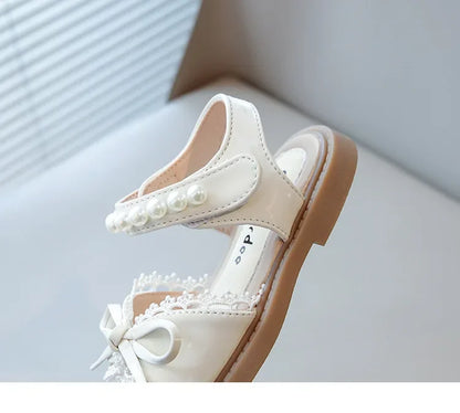 Kids Summer Beach Shoes Bow New Classmate Baby Soft Sole Fashion Girls Sandals Non-slip Princess Shoes Size 25-30