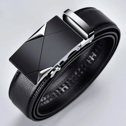 Belts Famous Brand Designer Belt Men Plus Size 130 140 150 160 170cm High Quality PU Leather Luxury Belts Metal Automatic Buckle