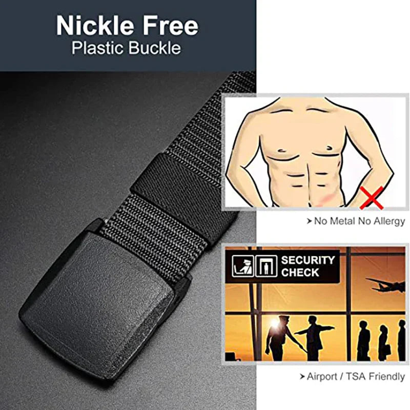 Large size 150CM Military Automatic Buckle Nylon Belt Outdoor Hunting Multifunctional Tactical Canvas Belt High Quality Men Belt