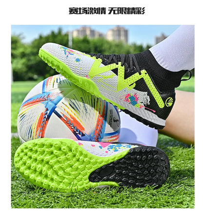 Men New TF Football Boots Society Professional Comfortable Top Quality Male Soccer Shoes Adult Casual Ultralight Football Shoes