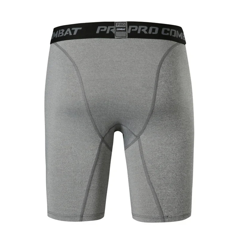 Sports Fitness Pants Men's Basketball Shorts Workout Tights Gym Running Training