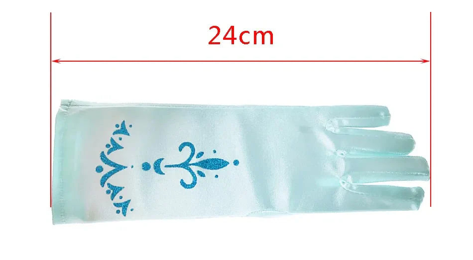 Girls Elsa Coronation Dress Up Long Sleeve Snow Queen Halloween Party Princess Costume Kids Christmas Elza Fancy Clothes Cloak