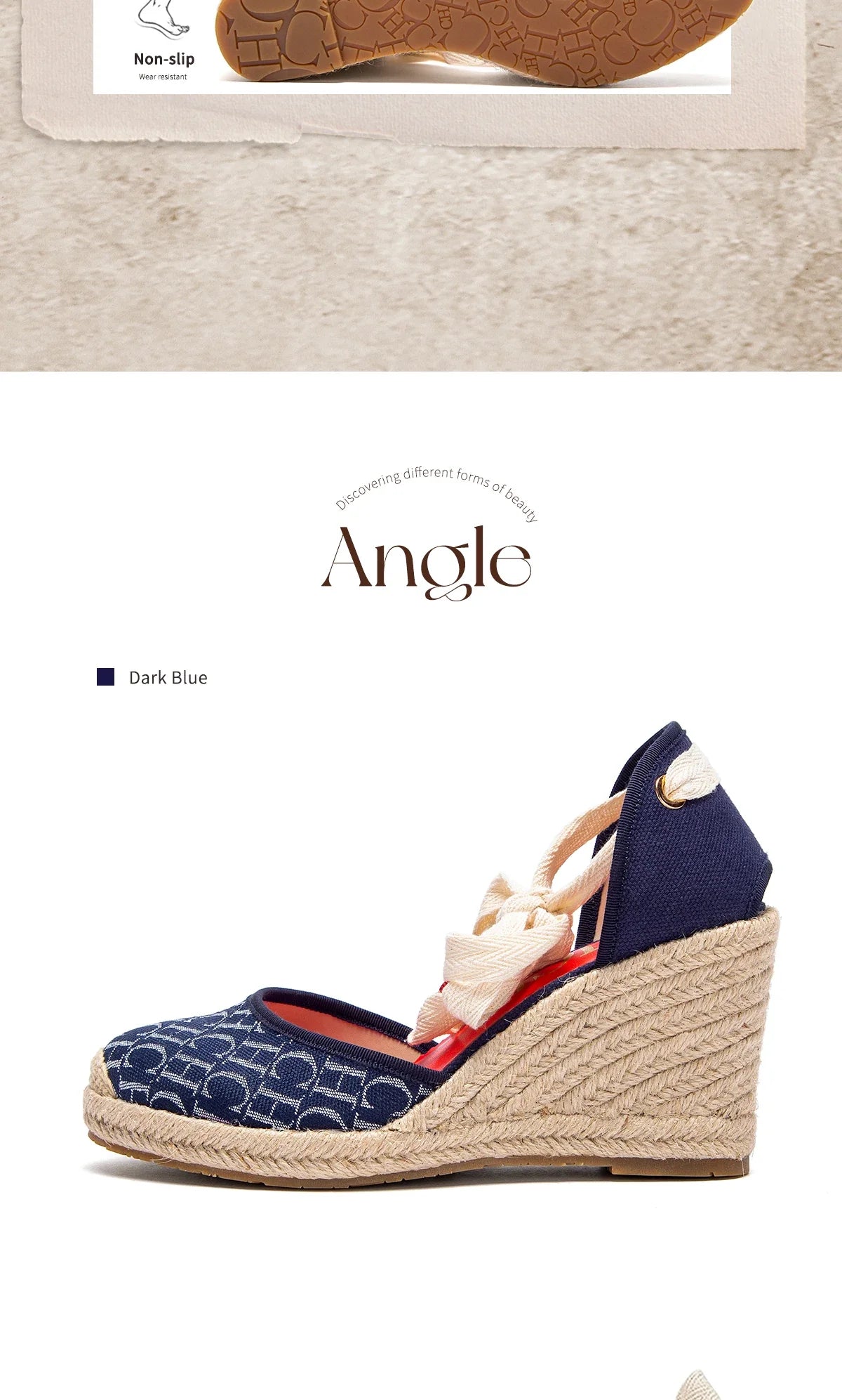 Women's Shoes CARACAS CANVAS WEDGES Luxury Brand Heeled Sandals Straw Fabric Casual shoeses