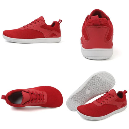 Men's Wide Minimalist Barefoot Sneakers | Unisex Zero Drop Sole | Optimal Relaxation