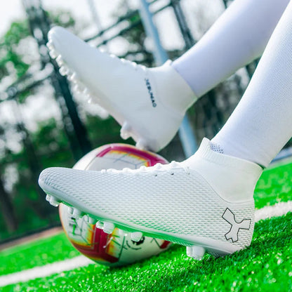 Quality Soccer Cleats for Men Soccer Shoes Society Boys Football Boots Children Football Shoes Sneakers Unisex Soccer Boots
