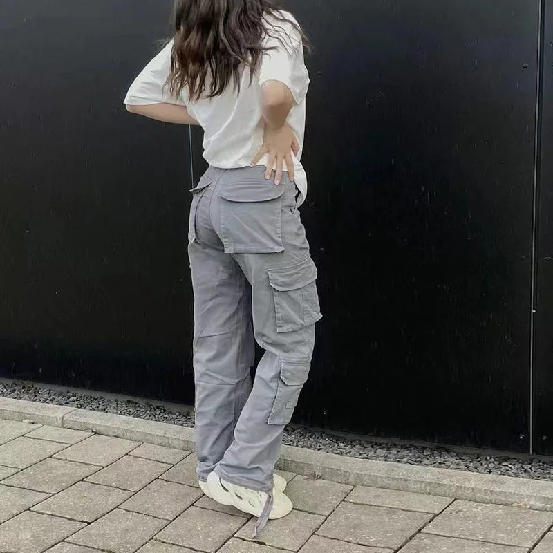 Low Waist Fashion Trendy Workwear Denim Casual Pants
