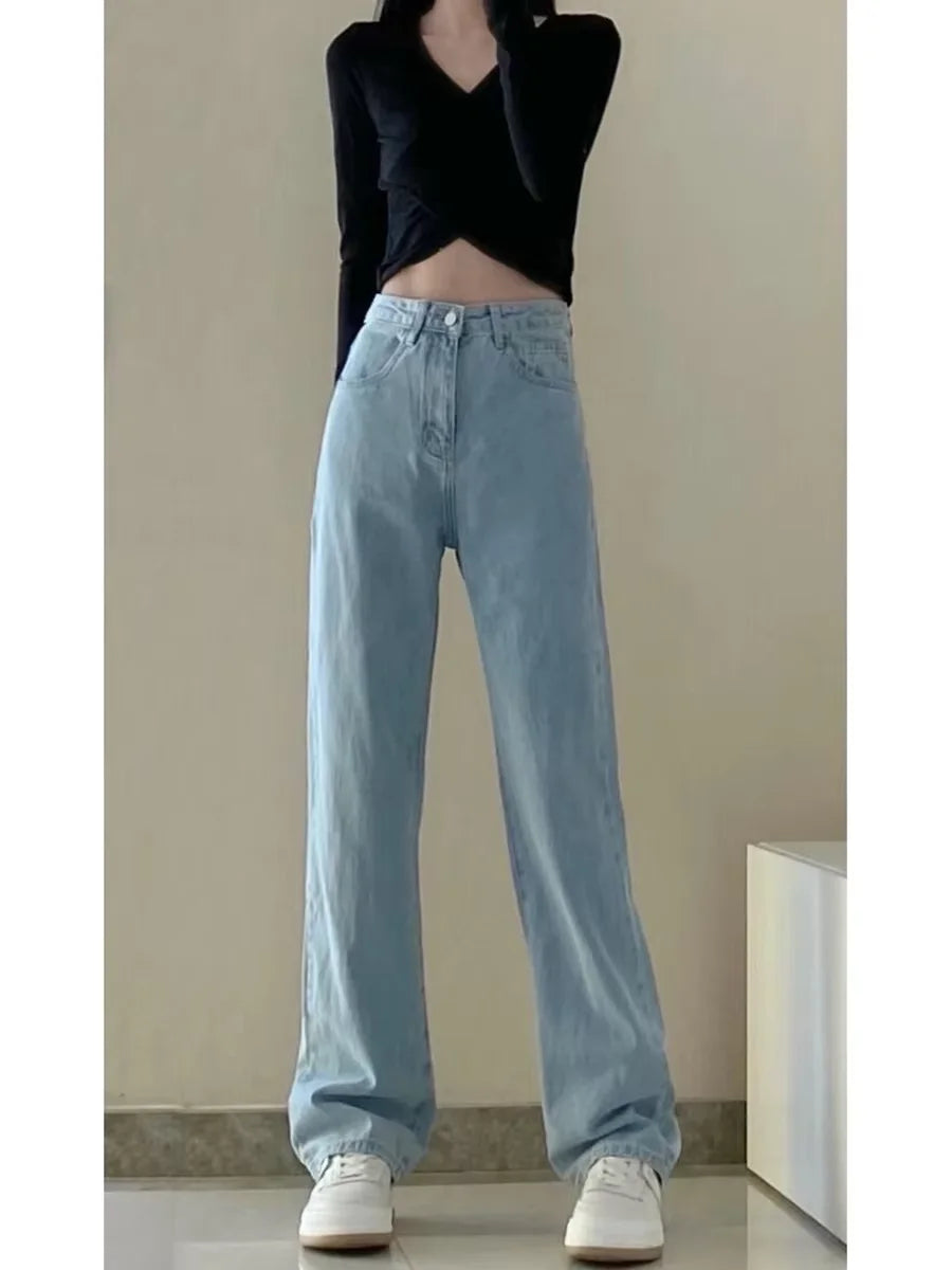 Excellent Quality Autumn Y2K Jeans Women Denim Pants
