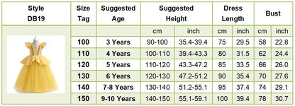 Children Belle Anna Rapunzel Clothing Kids Princess Ball Clothes Kids Performance Cosplay Costume Girls Birthday Luxury Dress Up