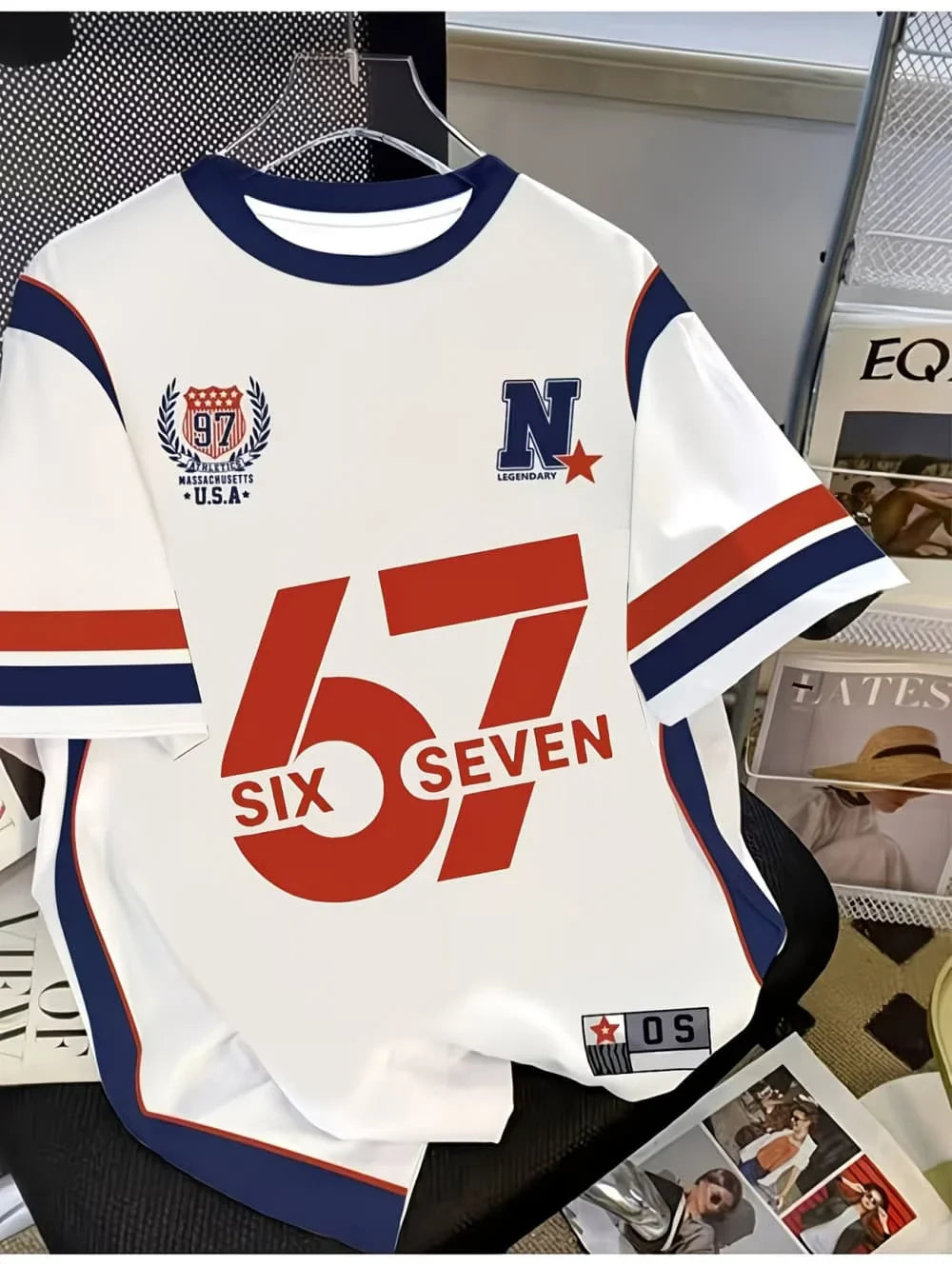 Summer Number Digital 3D Printed T-Shirt for Kids Sports Style Top Patchwork Short Sleeve Sports Football Jersey Y2k Loose Tops