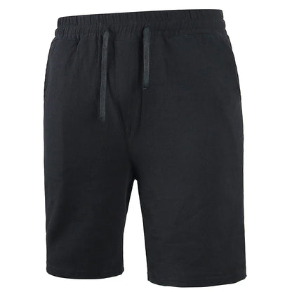 New Men's Cotton Linen Shorts Pants Male Summer Breathable Solid Color Linen Trousers Fitness Streetwear S-3XL
