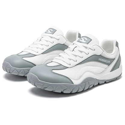 Barefoot Hiking Shoes Unisex Wide Width Trail Running Sneakers Zero Drop Artificial Leather Retro Walking Shoes