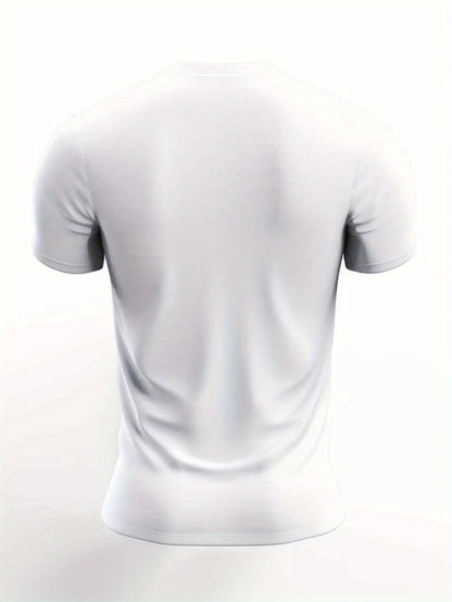 Men's summer 100 cotton fashionable casual loose solid color multi-color optional sports round neck short sleeved T-shirt top