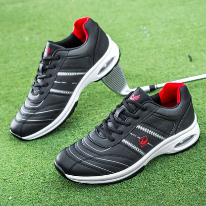 Men Golf Shoes Casual Breathable Waterproof Non-slip Golf Outdoor Training Shoes
