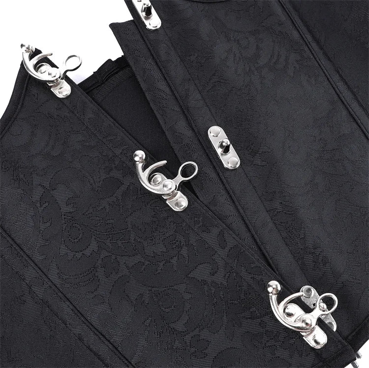 Underbust Purple Corset Woman Belt Plus Size Top Short Plastic Boned Girdles Slimming Waist Shapers Gothic Clothing Bodice