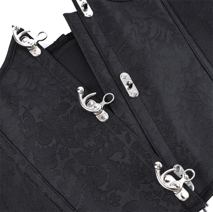 Underbust Purple Corset Woman Belt Plus Size Top Short Plastic Boned Girdles Slimming Waist Shapers Gothic Clothing Bodice
