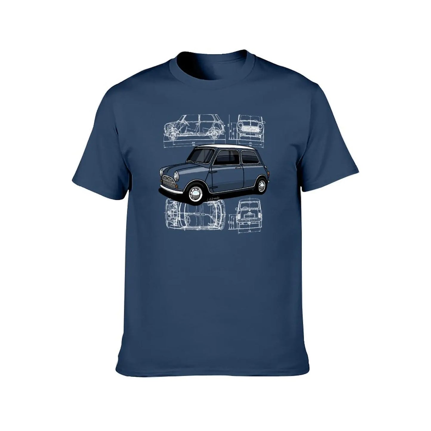 Copia de My drawing of the first utility vehicle to win the Monte Carlo Rally T-Shirt tops plus size tops men t shirts