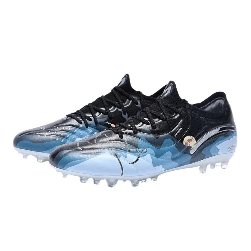 Men's Football Shoes Adult Mg Short Spikes Artificial Turf Training Football Boots Indoor Anti-slip Soccer Shoes