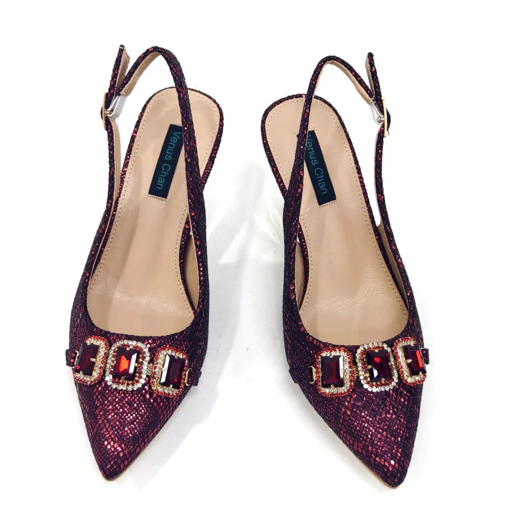 Ladies High Quality Women's Pumps And Bag Italian Fashion Design Dark Green Color Bag For Nigeria Wedding Party