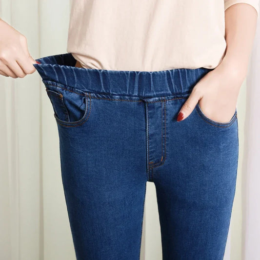High Waist Tight Fashion Denim Trousers