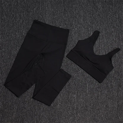 TRY TO BN Gym Clothes Woman Sports Yoga Set Bras High Waist Leggings Fitness Sportswear Workout Suits Training Women's Tracksuit