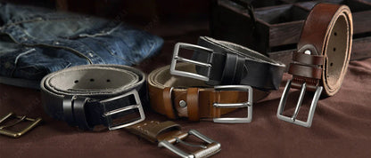 Antique High-quality Metal Needle Buckle High-quality Top Layer Cowhide Men's Casual Belt with Multiple Colors To Choose