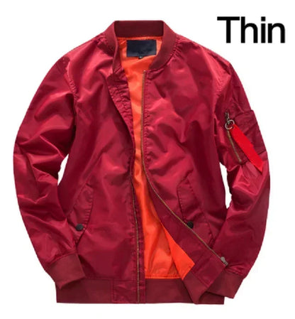 2025 New Jacket Mens Autumn and Winter Thickened Outdoor Baseball Suit Windproof Coat Men Casual Camping Lightweight Windbreaker