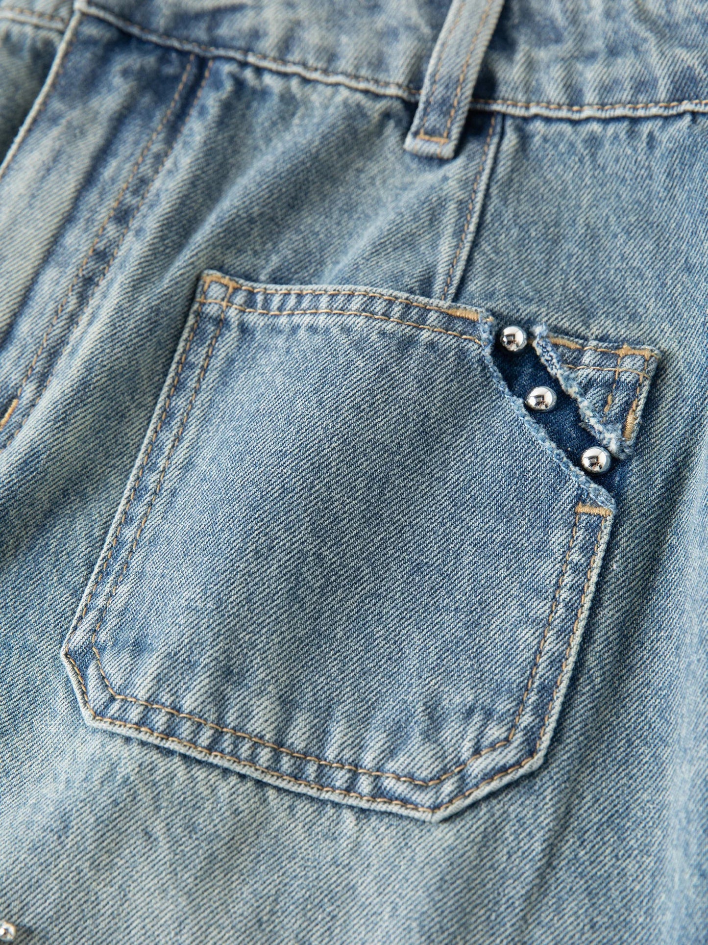 2026 Summer Women‘s Starfish Embroidered Denim Midi Skirt, Vintage A-Line Long Skirt Office Commute Versatile Daily Style