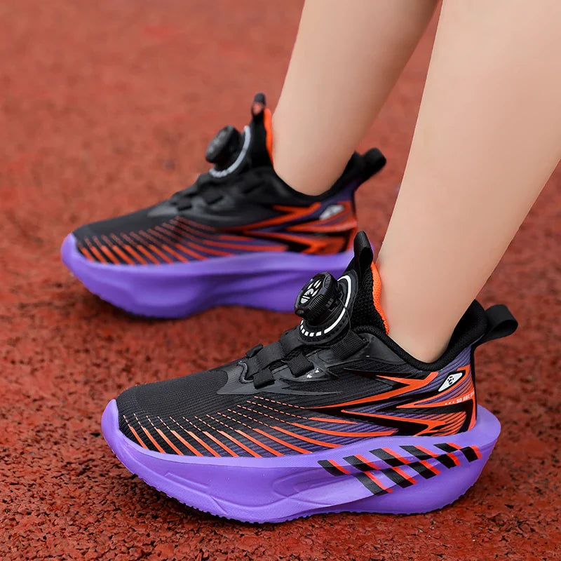 Children‘s Basketball Shoes Non-slip Breathable Running Shoes Lace-up Boys Girls Training Sneakers Athletic Shoes Tennis Shoes