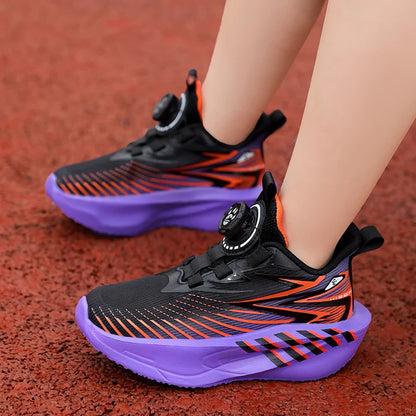 Children‘s Basketball Shoes Non-slip Breathable Running Shoes Lace-up Boys Girls Training Sneakers Athletic Shoes Tennis Shoes