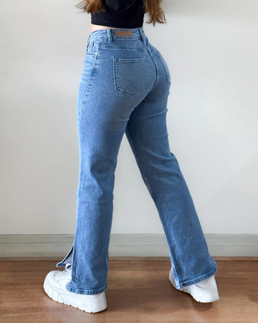 Hip Lifting Peach Hip High Waist Jeans Multiple pocket designs Ultimate body shape Skinny jeans