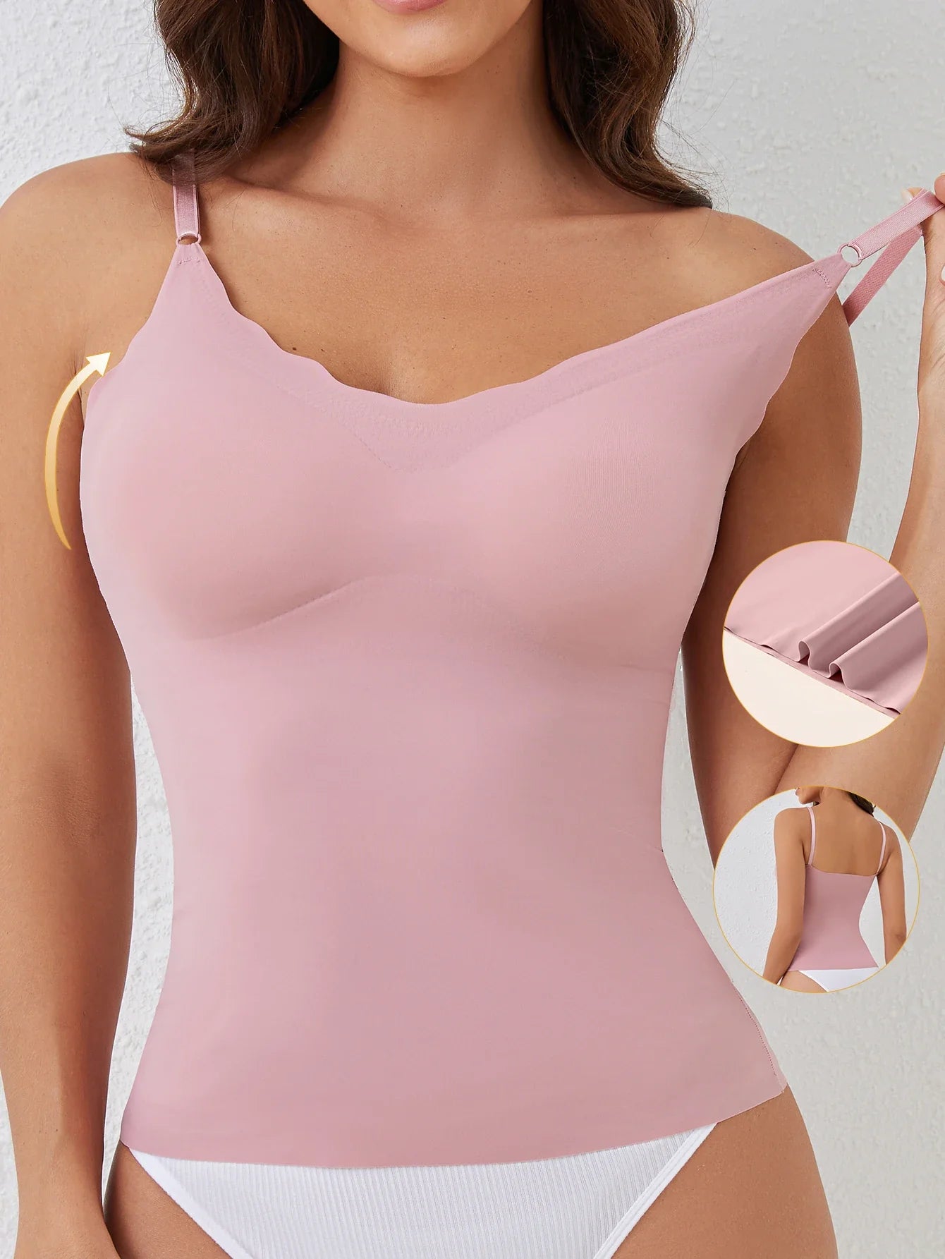 Women'S Minimalist Skin Friendly Breathable Comfortable Without Steel Rings Beautiful Back Vest And Straps