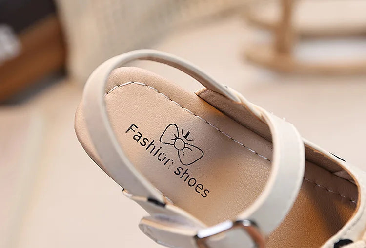 2026  Spring Autumn New Baby Shoes Cute Polka Dot Bow Girls Hollow Children's School Student Loafer Flats