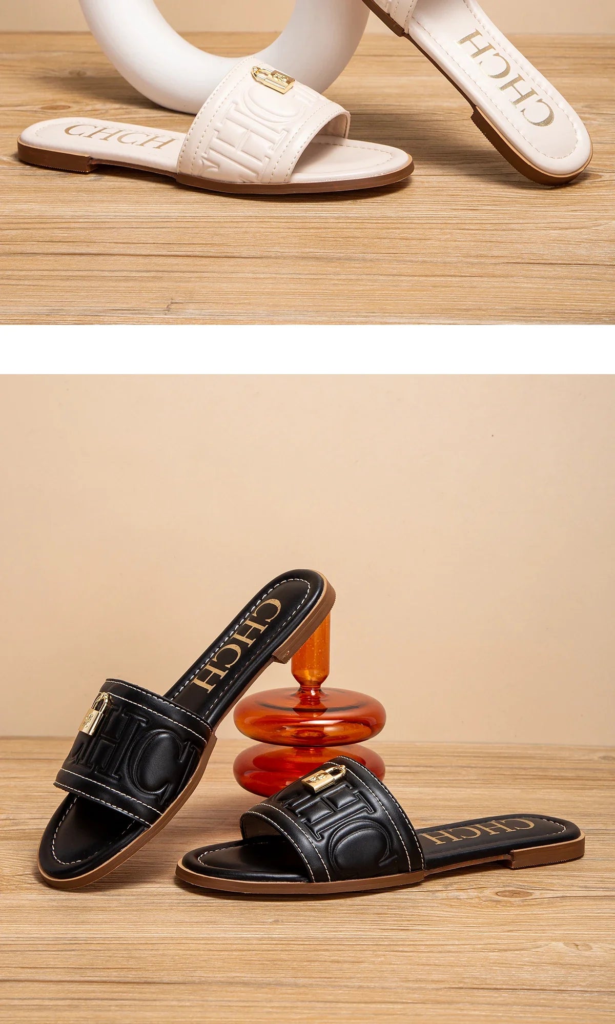 Woman Flat Shoes Summer New Solid Color Embossed Sandals Simple Fashion Slippers For Girl Students Shoes