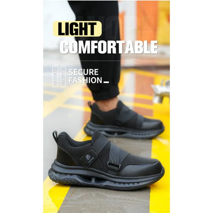 Lightweight Breathable Labor Protection Shoes Are Lightweight Anti Smashing Anti Puncture for Men A Must-have for Lazy People