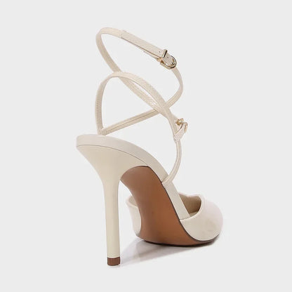 2026 Summer Women Sandals Pointed Toe Thin Heels Office Elegant Shoes Ladies Fashion Sandalias De Mujer