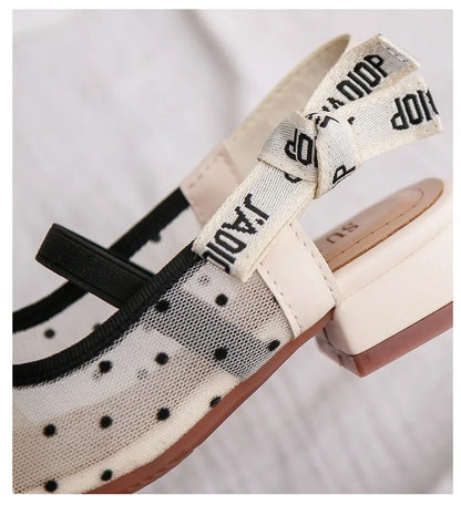 Kids Girls Leather Shoes Cute Children Students Girls Performance Shoes Beautiful Kids Students Soft Bottom Dance Footwear