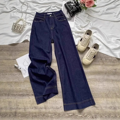 High Waist Wide Leg Jeans Women's Denim Pants